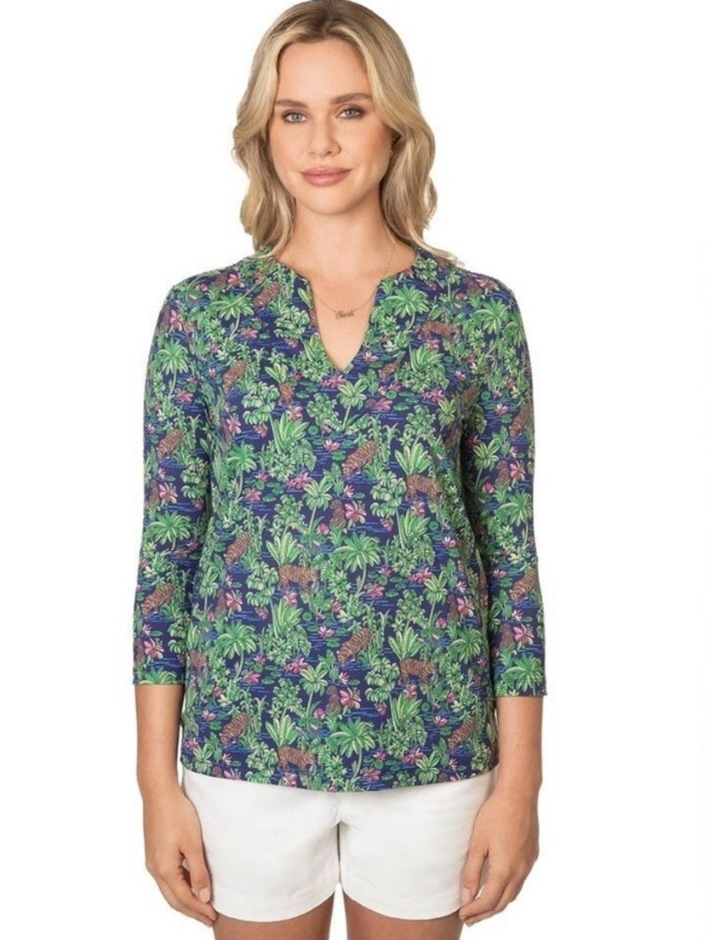 Tori Richard It's Like a Jungle Layla Top - Size Small